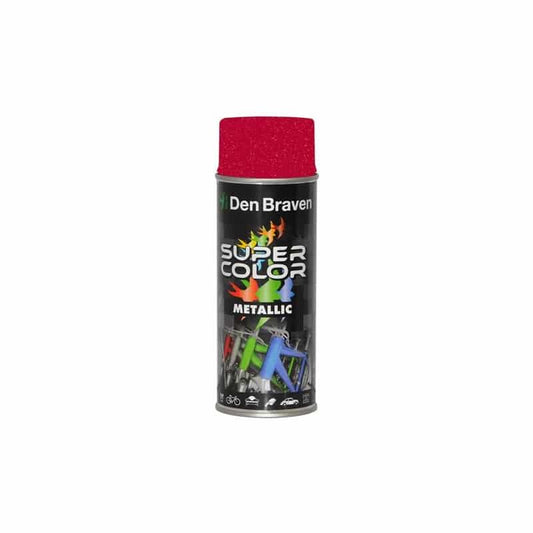 Spray vopsea, finisaj metalic 400ml, rosu Den Braven / D43440007