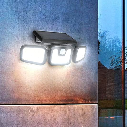 Lampa solara, cu senzor de miscare, lumina LED,  acumulator, Naimeed D4347, COB 100 LED-uri