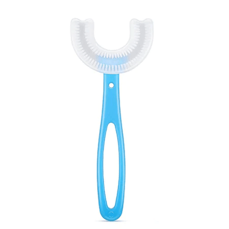 Periuta de Dinti Circulara U-shape, pentru Copiii de 6-12 ani, Albastru