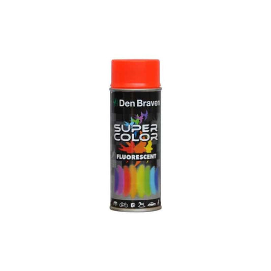 Spray vopsea fluorescent, 400ml, rosu orange Den Braven / D43940001