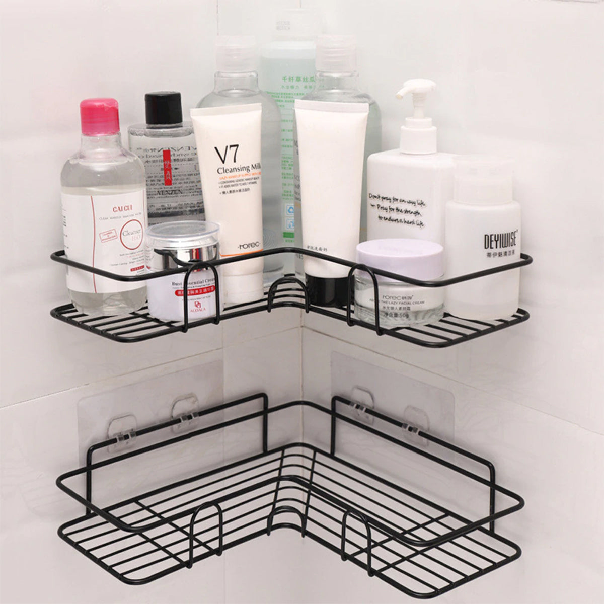 Raft metalic, multifunctional, Naimeed D4424, Negru