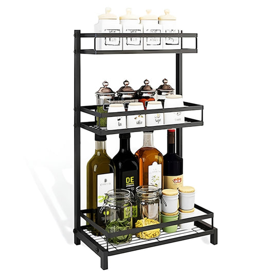 Raft metalic, multifunctional, Naimeed D4429, Negru