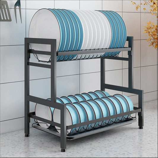 Raft metalic pentru vase, Naimeed D4464, Negru