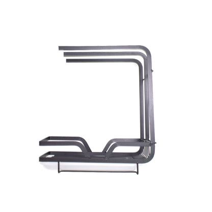 Suport metalic pentru prosoape, Naimeed D4514, Negru