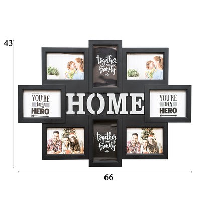 Rama foto Home, 8 poze, Naimeed D4561N, Negru