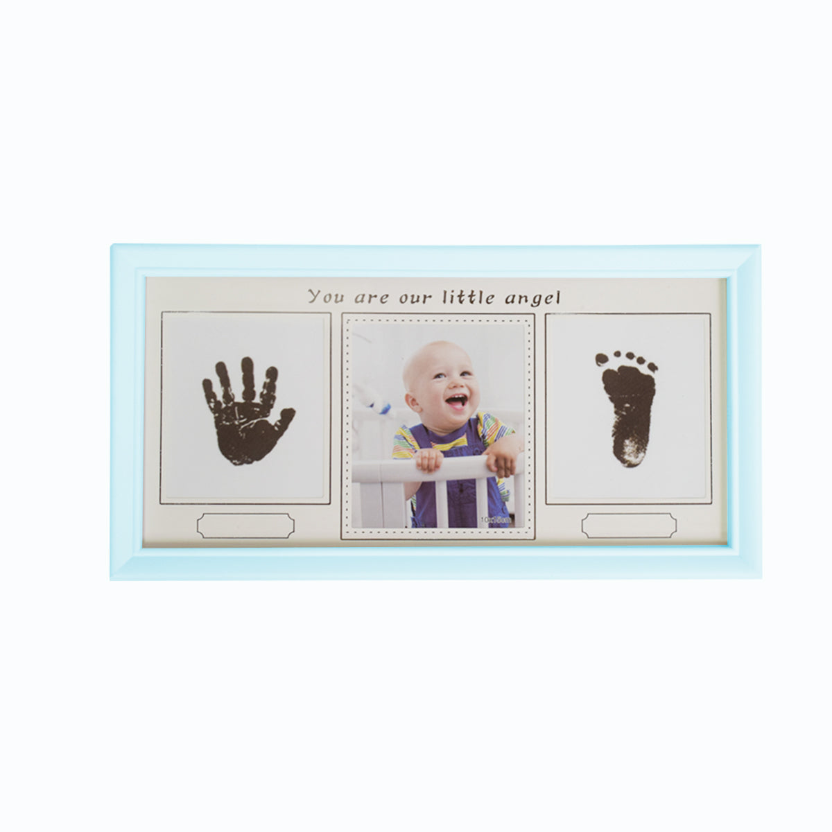 Rama foto cu amprenta, personalizabila, Naimeed D4571B, Albastru