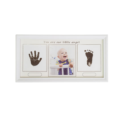 Rama foto cu amprenta, personalizabila, Naimeed D4571W, Alb