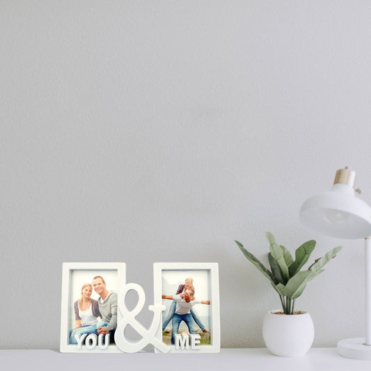 Rama foto You and me, 2 poze, Naimeed D4576W, Alb