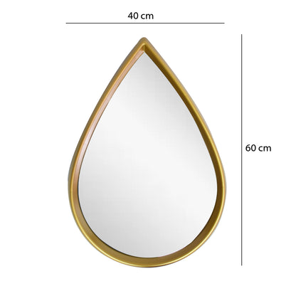 Oglinda Decorativa de Perete, Naimeed D4600G, Auriu, 40x3x60 cm