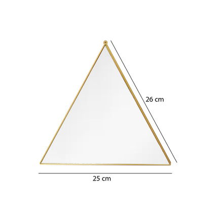 Set 3 Oglinzi Decorative, Naimeed D4606G, Auriu, 24x1x23 cm
