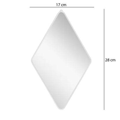 Set 4 Oglinzi Decorative, Naimeed D4608S, Argintiu, 17x1x28 cm