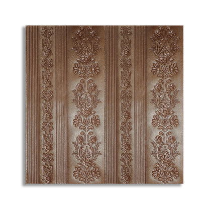 Set 10 x Tapet 3D Autoadeziv, design modern, rezistent la umezeala, usor de curatat, 70x70cm,  Naimeed D4709, Bronz