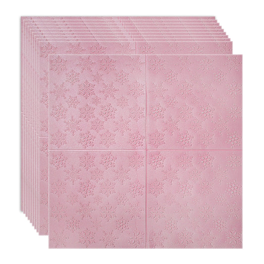 Set 10 x Tapet 3D Autoadeziv, design modern, rezistent la umezeala, usor de curatat, 70x70cm, Naimeed D4718, Roz
