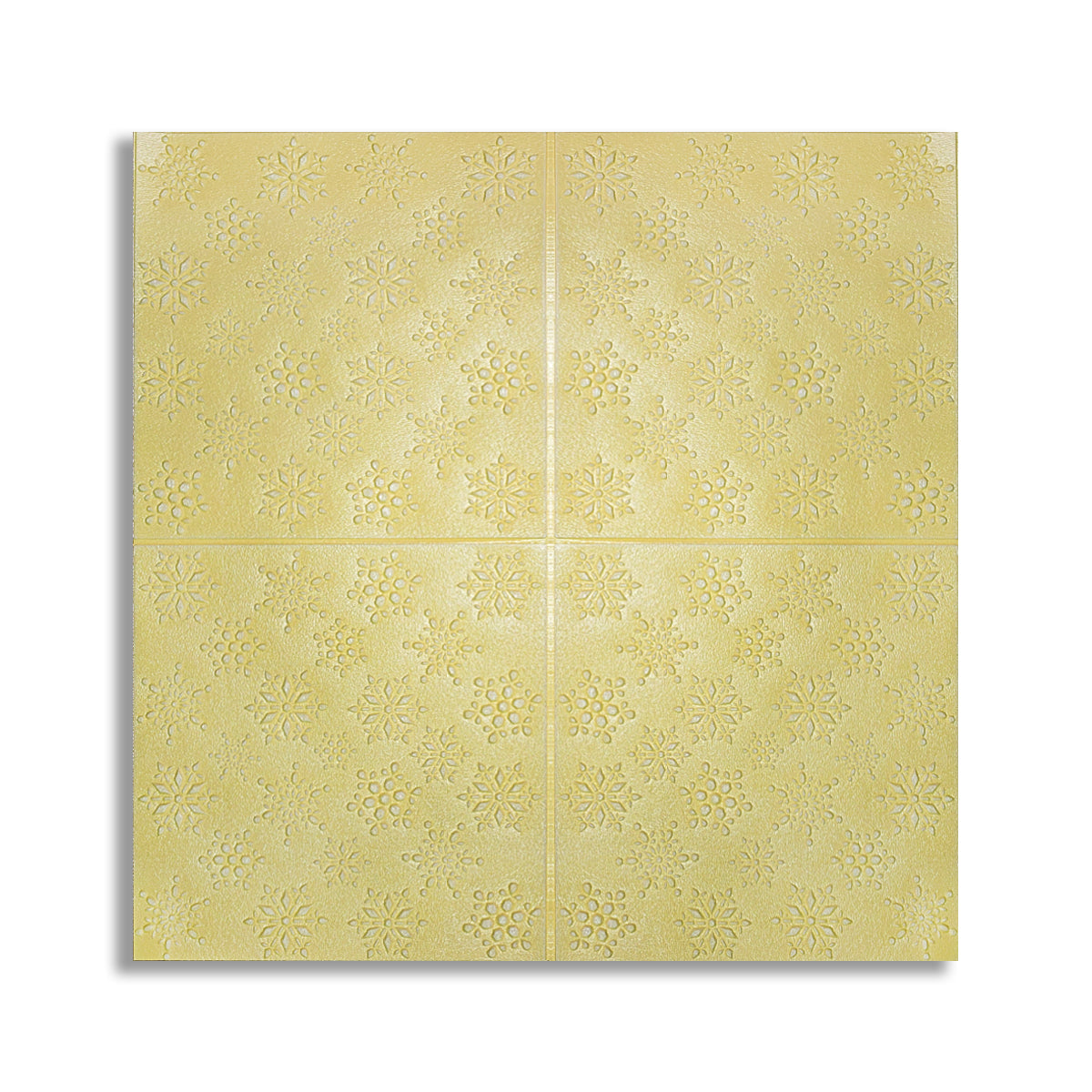 Set 10 x Tapet 3D Autoadeziv, design modern, rezistent la umezeala, usor de curatat, 70x70cm, Naimeed D4719, Galben