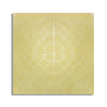 Set 10 x Tapet 3D Autoadeziv, design modern, rezistent la umezeala, usor de curatat, 70x70cm, Naimeed D4719, Galben