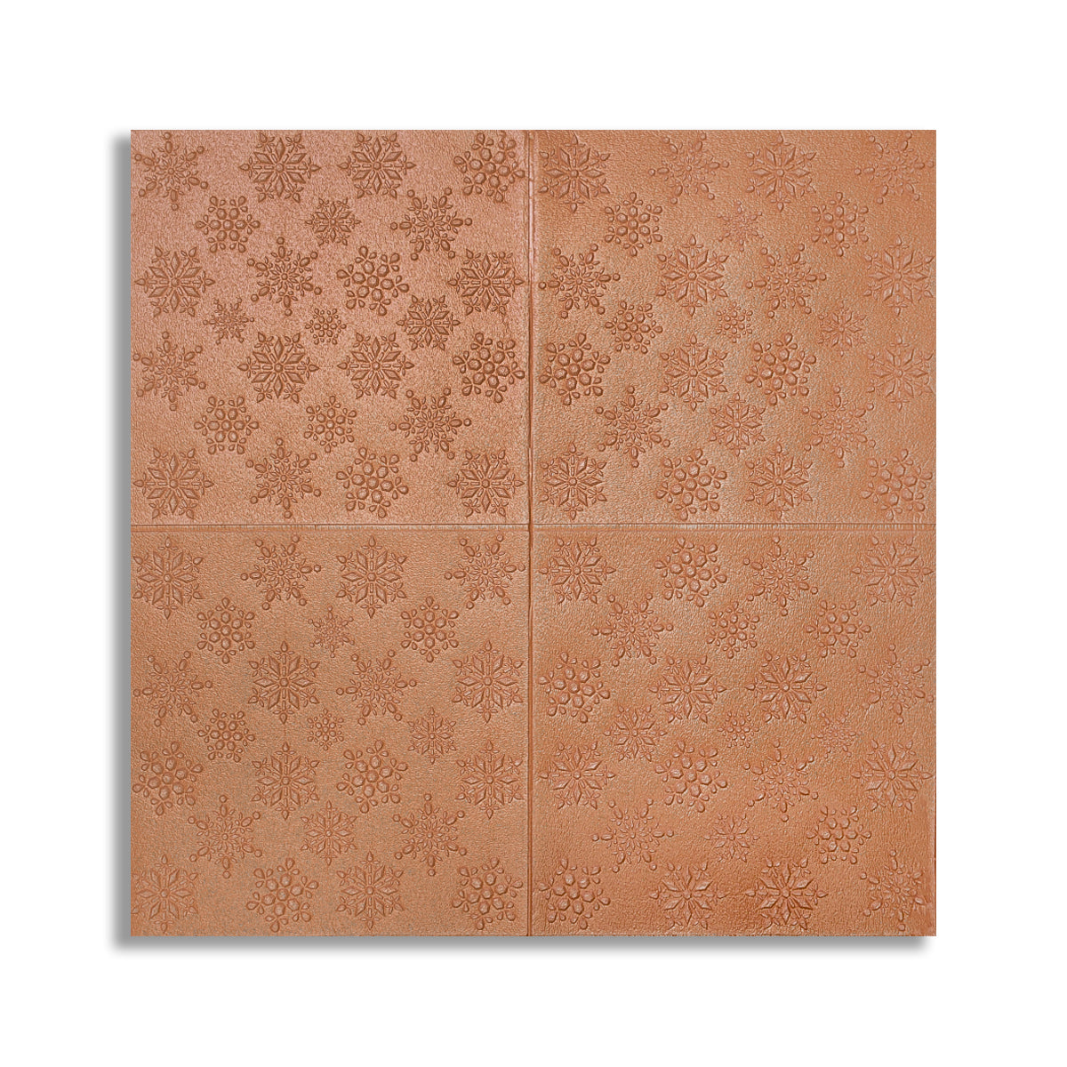 Set 10 x Tapet 3D Autoadeziv, design modern, rezistent la umezeala, usor de curatat, 70x70cm, Naimeed D4720, Maro