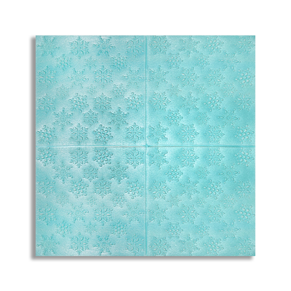Set 10 x Tapet 3D Autoadeziv, design modern, rezistent la umezeala, usor de curatat, 70x70cm, Naimeed D4721, Albastru
