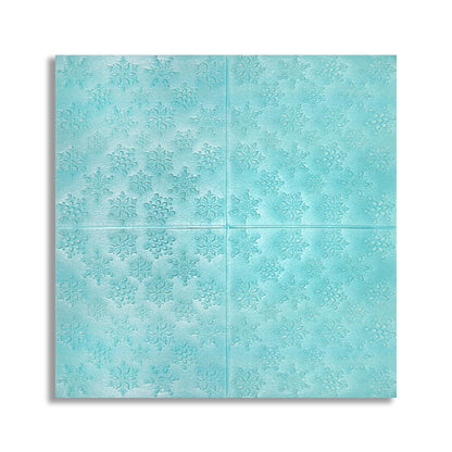 Set 10 x Tapet 3D Autoadeziv, design modern, rezistent la umezeala, usor de curatat, 70x70cm, Naimeed D4721, Albastru