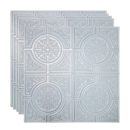 Set 5 x Tapet 3D Autoadeziv, design modern, rezistent la umezeala, usor de curatat, 70x70cm, Naimeed D4725, Albastru