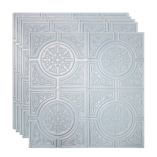 Set 5 x Tapet 3D Autoadeziv, design modern, rezistent la umezeala, usor de curatat, 70x70cm, Naimeed D4725, Albastru