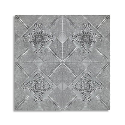 Tapet 3D Autoadeziv, design modern, rezistent la umezeala, usor de curatat, 70x70cm, Naimeed D4727, Argintiu