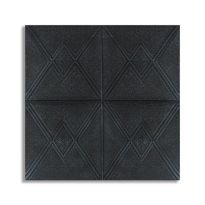 Tapet 3D Autoadeziv, design modern, rezistent la umezeala, usor de curatat, 70x70cm, Naimeed D4745, Negru