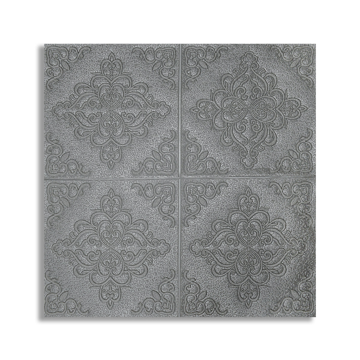 Set 5 x Tapet 3D Autoadeziv, design modern, rezistent la umezeala, usor de curatat, 70x70cm, Naimeed D4752, Argintiu