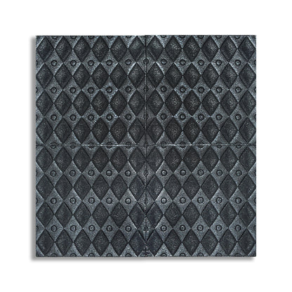 Tapet 3D Autoadeziv, design modern, rezistent la umezeala, usor de curatat, 70x70cm, Naimeed D4759, Negru