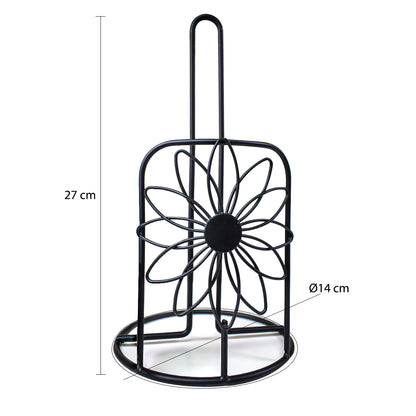 Suport servetele din metal, Naimeed D4772, Negru