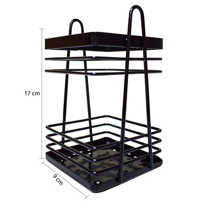 Suport tacamuri din metal, Naimeed D4777, Negru