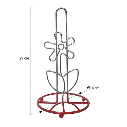 Suport servetele din metal, Naimeed D4778R, Rosu