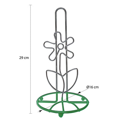 Suport servetele din metal, Naimeed D4778V, Verde