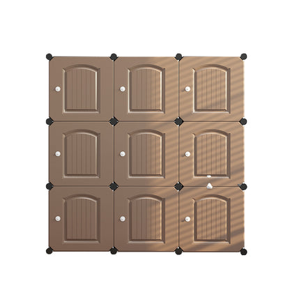 Dulap Modular, 9 Usi, Naimeed D4789, Maro