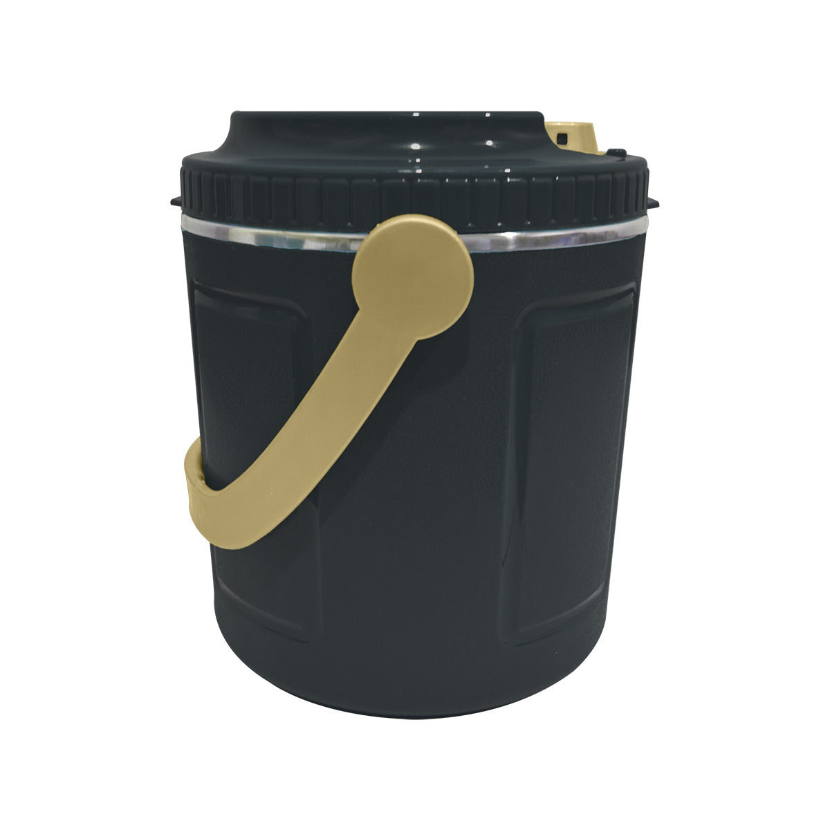 Caserola termica, set 3 piese, cu interior din inox, Naimeed D4803, Negru