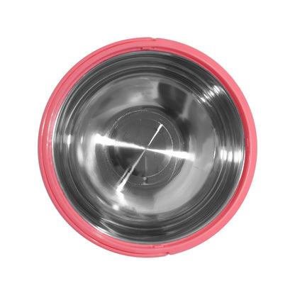 Caserola termica, set 2 piese, interior din inox, Naimeed D4805, Rosu