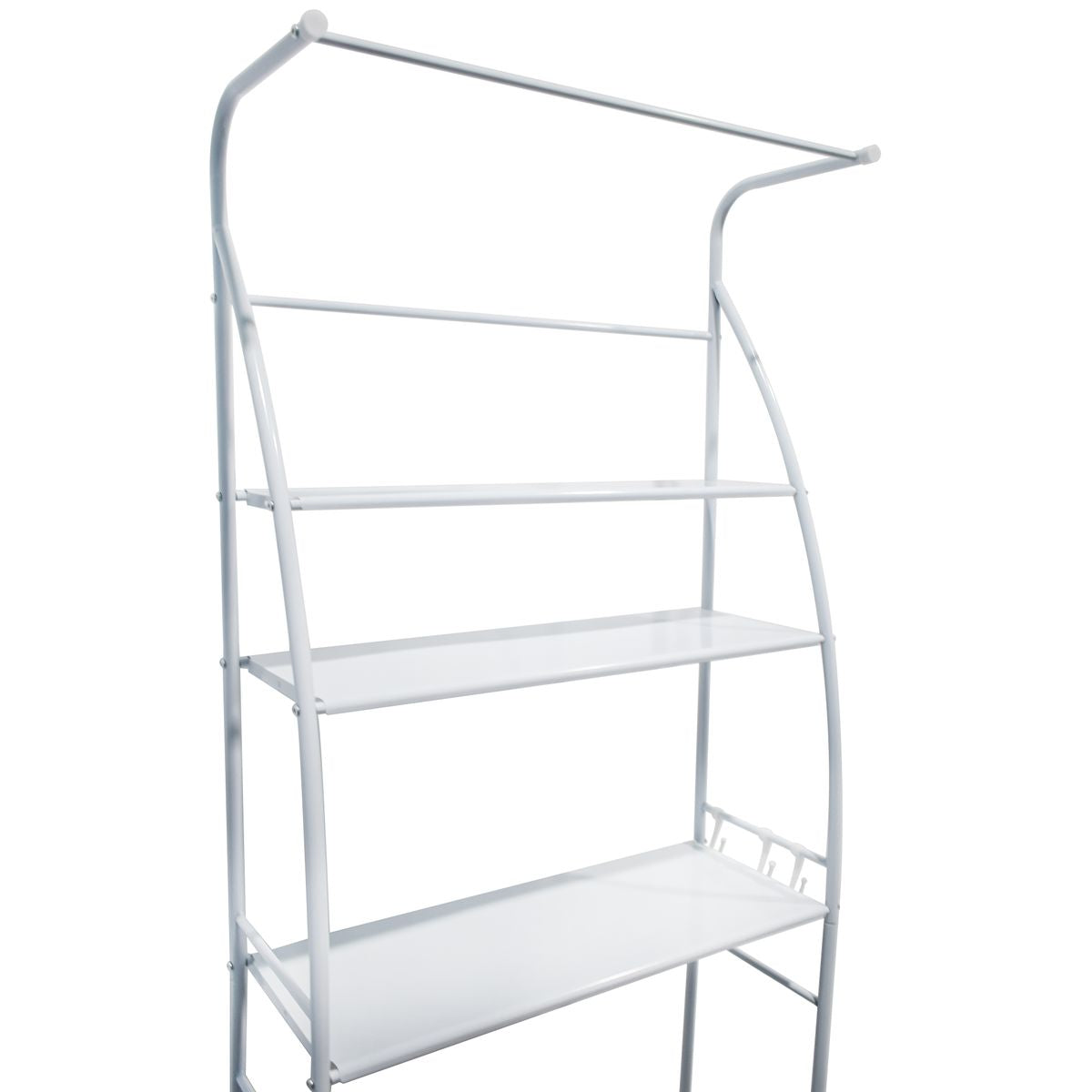 Raft de baie, 3 polite deasupra masinii de spalat, Naimeed D4824, 177x65x25 cm, Alb