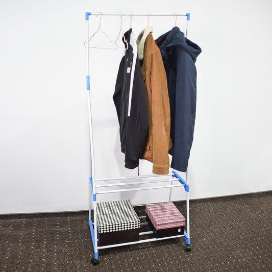 Organizator haine, mobil, 2 polite, Naimeed D4833, Alb