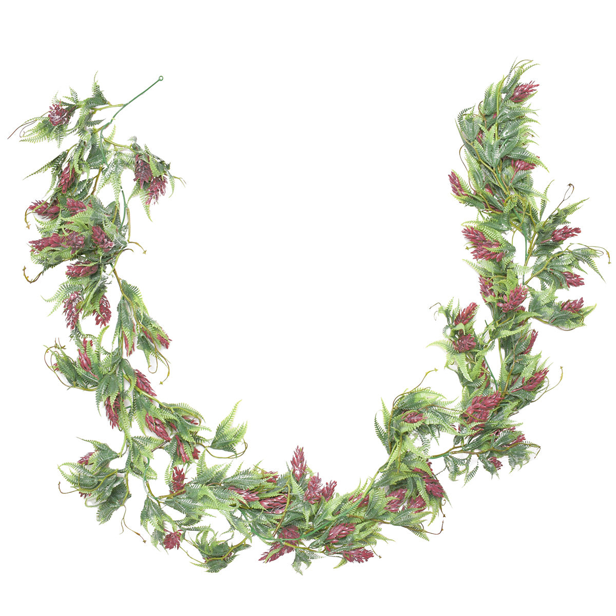 Ghirlanda artificiala, Naimeed D4865, Rosu, 1.7m