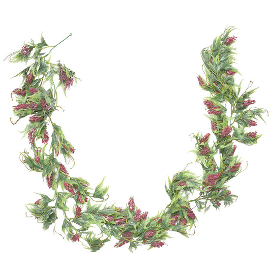 Ghirlanda artificiala, Naimeed D4865, Rosu, 1.7m
