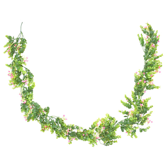 Ghirlanda artificiala, Naimeed D4867, Roz, 1.7m