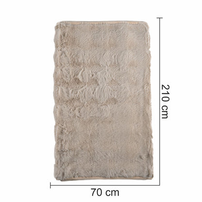 Cuvertura Canapea, Naimeed D4876M, 70x210cm, poliester, pufoasa, Maro