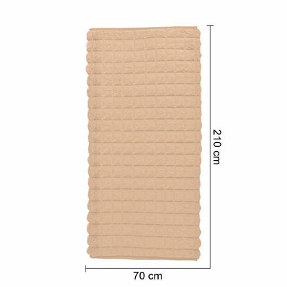 Cuvertura Canapea, Naimeed D4879M, 70x210cm, poliester, pufoasa, matlasata, Crem
