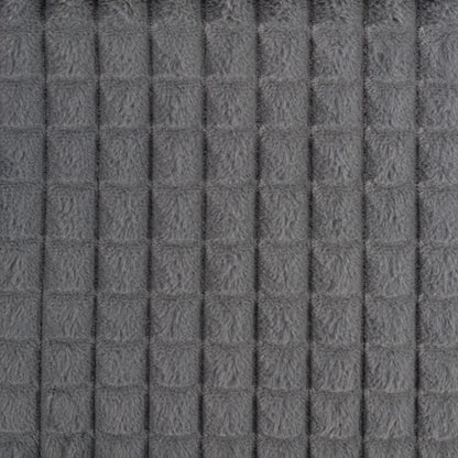 Cuvertura Canapea, Naimeed D4880S, 70x150cm, poliester, pufoasa, matlasata, Gri Inchis
