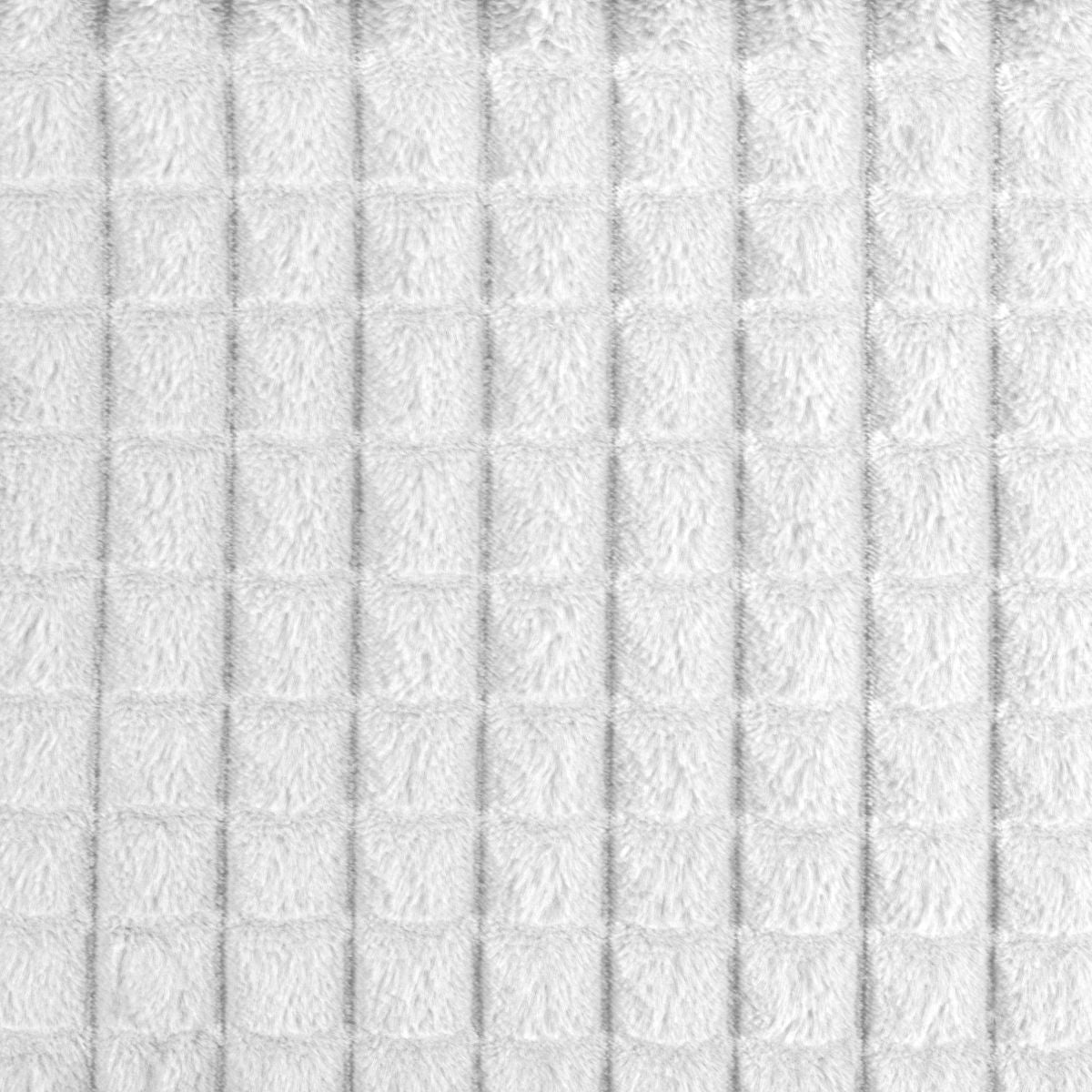 Cuvertura Canapea, Naimeed D4882L, 70x240cm, poliester, pufoasa, matlasata, Alb