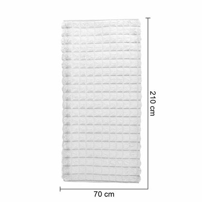 Cuvertura Canapea, Naimeed D4882M, 70x210cm, poliester, pufoasa, matlasata, Alb