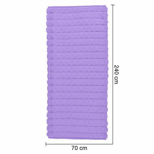 Cuvertura Canapea, Naimeed D4883L, 70x240cm, poliester, pufoasa, matlasata, Mov