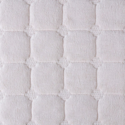 Cuvertura Canapea, Naimeed D4884L, 70x240cm, poliester, pufoasa, matlasata, Alb