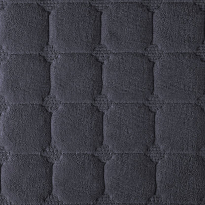 Cuvertura Canapea, Naimeed D4888L, 70x240cm, poliester, pufoasa, matlasata, Negru