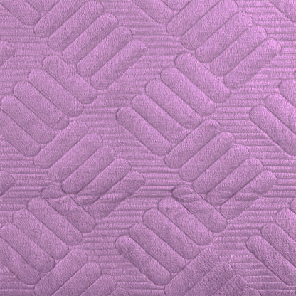 Cuvertura Canapea, Naimeed D4896S, 70x150cm, poliester, pufoasa, matlasata, Mov