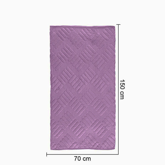 Cuvertura Canapea, Naimeed D4896S, 70x150cm, poliester, pufoasa, matlasata, Mov